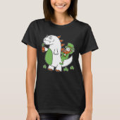 Funny St Patrick's Day Shirt Leprechaun Dragon Clo (Voorkant)