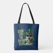 Funny St Patricks Day Stash For Shenanigans Tote Bag (Achterkant)