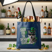 Funny St Patricks Day Stash For Shenanigans Tote Bag