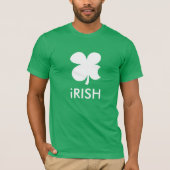 Funny St patrick's Day T-shirt | Apple logo parody (Voorkant)