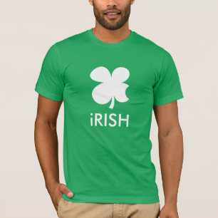 Funny St patrick's Day T-shirt   Apple logo parody