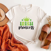 Funny St Patricks Day T Shirt Irish Princess