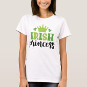 Funny St Patricks Day T Shirt Irish Princess (Voorkant)