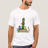 Funny St. Patrick's Day T-Shirt met slangen (Voorkant)