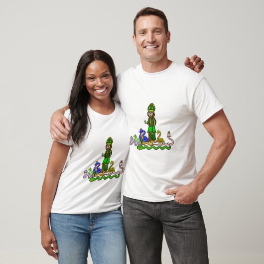 Funny St. Patrick's Day T-Shirt met slangen (Unisex)