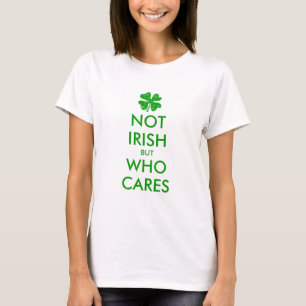 Funny St Patricks Day t shirt voor niet-Ierse meis