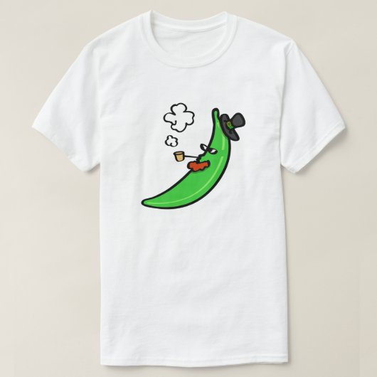 Funny St Patrick's Day T-shirts | Groene bananen (Design voorkant)