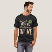 Funny St Patricks Day T Waitress Bartender Waiter T-shirt (Voorkant volledig)