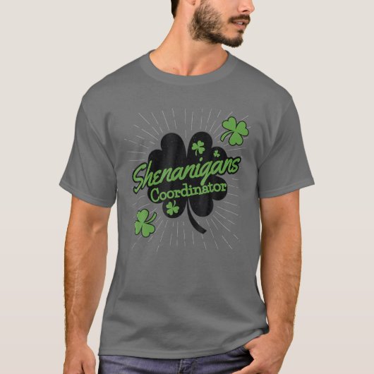 Funny St Patrick's Day Tea T-shirt (Voorkant)