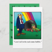 Funny St.Patrick's Day Uitnodiging (Voorkant / Achterkant)