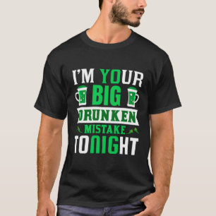 Funny St. Patrick's Dirty Humor Drink Partij T-shirt