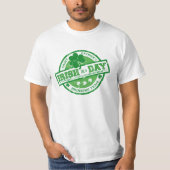 Funny St. Patrick's Irish for a Day T-shirt (Voorkant)