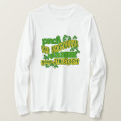 Funny St. Patrick's Women Shamrocks Shillelagh T-shirt (Design voorkant)