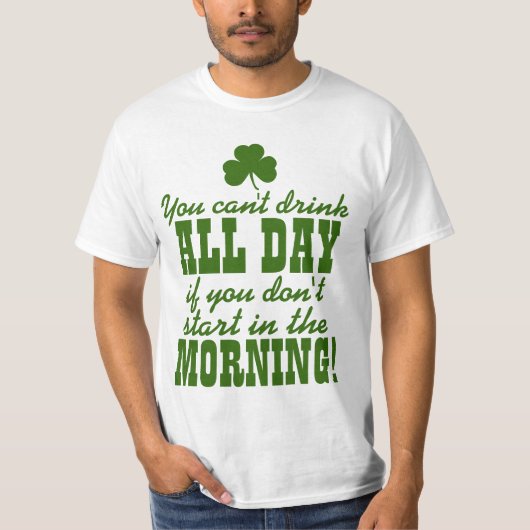Funny St Pattys Day Drink partij T-shirt (Voorkant)