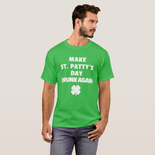 Funny St Pattys Day St Patricks Day 2022 Apparel T-shirt (Voorkant volledig)