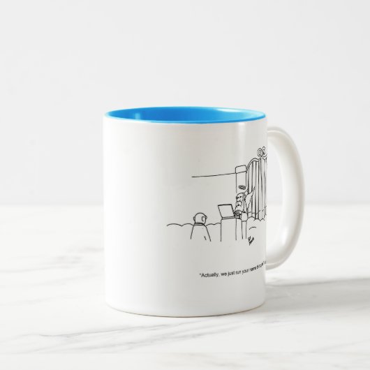 Funny St. Peter YouTube Mok (Voorkant rechts)