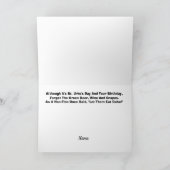 Funny St. Urho's Day Birthday Card voor 16 maart Kaart (Binnen)