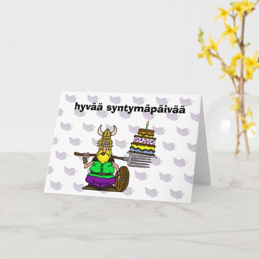 Funny St. Urho's Day Birthday Card voor 16 maart Kaart (Gele Bloem)