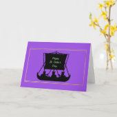 Funny St. Urho's Day Toast Wenskaart Kaart (Gele Bloem)