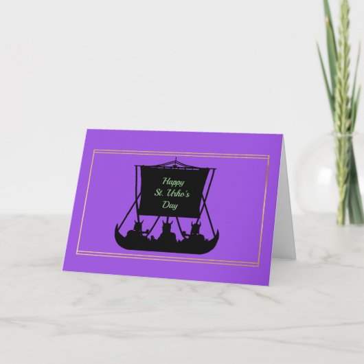 Funny St. Urho's Day Toast Wenskaart Kaart (Voorkant)