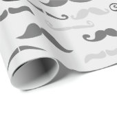 Funny Stache Cadeaupapier (Rol Hoek)