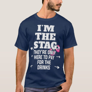 Funny Stag Do Outfit for Groom & Matching Mannen S T-shirt