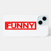 Funny Stamp Case-Mate iPhone Case (Achterkant (horizontaal))
