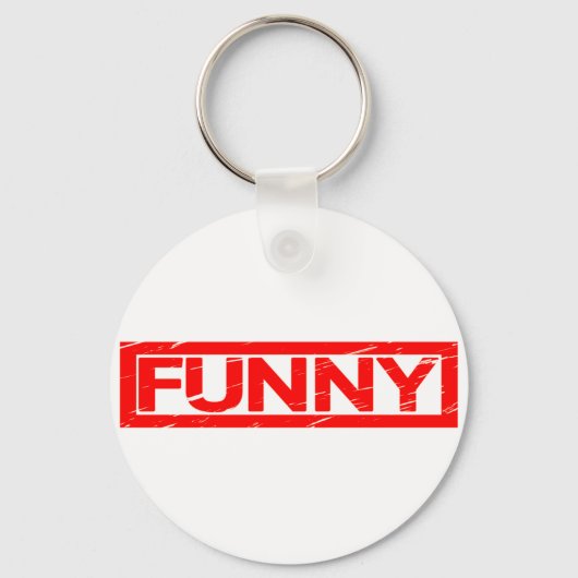 Funny Stamp Sleutelhanger (Voorkant)