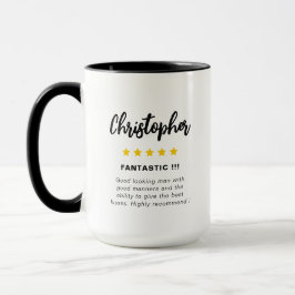 Funny Star Rating Valentijnsdag Novelty Coffee Mok