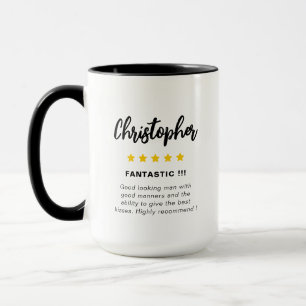 Funny Star Rating Valentijnsdag Novelty Coffee Mok
