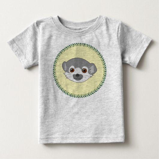 Funny staring baby lemur (Voorkant)