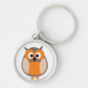 Funny staring cartoon sleutelhanger