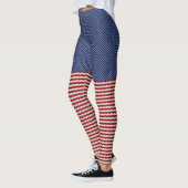 Funny Stars en Stripes Patriottic Leggings (Links)
