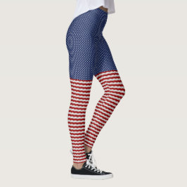 Funny Stars en Stripes Patriottic Leggings