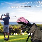 Funny Startled Lizard Custom Name Golfheadcover