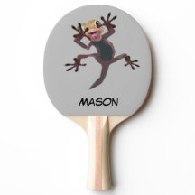 Funny Startled Lizard Custom Name