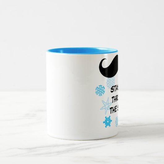 Funny Stashing Through the Snow Mok (Center)