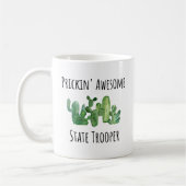 Funny State Trooper Police Academy Afstuderen Gift Koffiemok (Links)