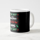 Funny Static Caravan Mobile Home Gifts Grote Koffiekop (Voorkant rechts)
