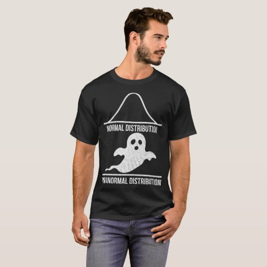 Funny Statistics Analytics Stochastic - Ghost Hall T-shirt (Voorkant volledig)