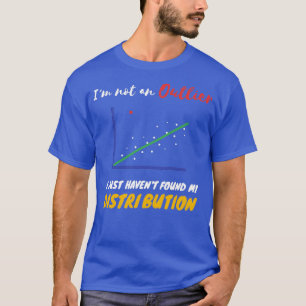 Funny Statistics Inside grapjes over Outliers en D T-shirt