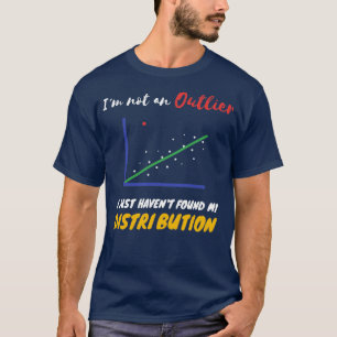 Funny Statistics Inside grapjes over Outliers en D T-shirt
