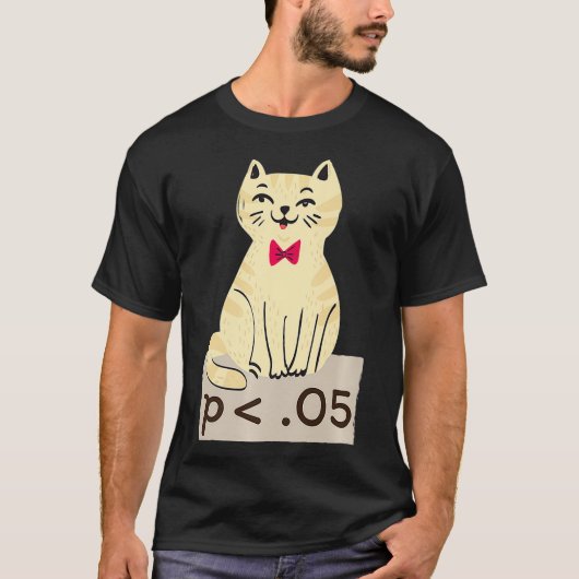 Funny Statistics Researcher - Low p-value Premium T-shirt (Voorkant)