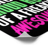 Funny Stay At Home Mom Boss Proud Of Awesome Famil Poster (Hoek)