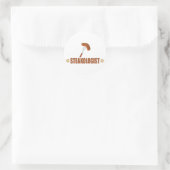 Funny Steak Ronde Sticker (Tas)