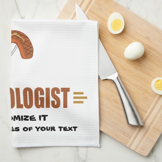 Funny Steak Theedoek (Quarter Fold)