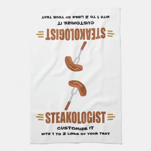 Funny Steak Theedoek (Verticaal)