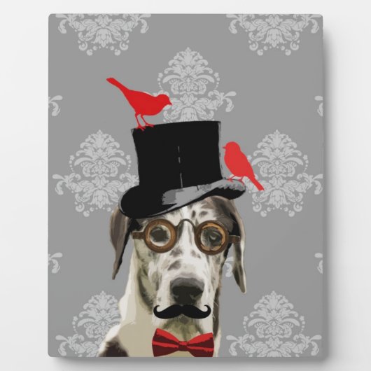 Funny steampunk dog fotoplaat (Voorkant)