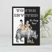 Funny Steampunk gothic Kaart (Staand voorkant)