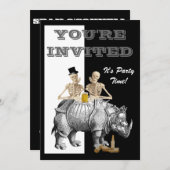 Funny Steampunk gothic Kaart (Voorkant / Achterkant)